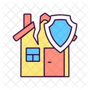 Earthquake home insurance  Icon