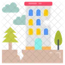Earthquake Seismology Freak Accident Icon