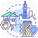 Earthquake resistant buildings  Icon