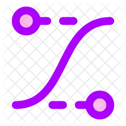Ease Curve Control Points  Icon