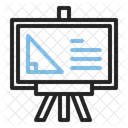 Easel Triangle Geometry Icon