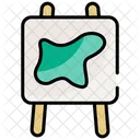 Easel And Canvas Icon
