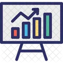 Easel Business Presentation Chalkboard Icon