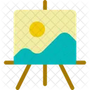 Easel Stand Art Icon