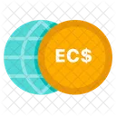 East Caribbean Dollar Currency Currencies Icon