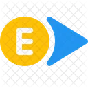 East Direction Arrow Icon