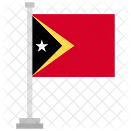 East Timor Flag Icon