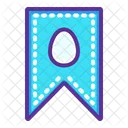 Easter Coupon Ticket Icon