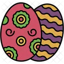 Easter Bunny Eggs Icon