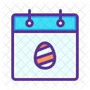 Easter Day Egg Icon