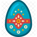 Easter Egg Painted Icon
