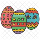 Easter Decorated Eggs Icon