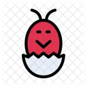 Easter Egg Chick Icon