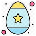 Easter Decoration Egg Icon