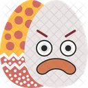 Easter angry egg  Icon