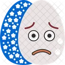 Easter anxious sweat egg  Icon