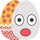 Easter astonished egg  Icon