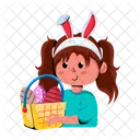 Easter Basket Easter Gift Easter Eggs Icon