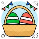 Easter Basket Easter Bucket Easter Egg Basket Icon