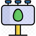 Easter Billboard Billboard Advertising Icon