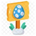 Easter Board Signboard Signage Icon