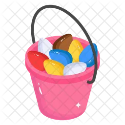 Easter Bucket  Icon