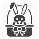 Easter Bunny Basket Icon