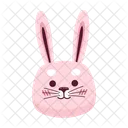 Easter bunny pink  Icon