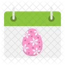 Easter Calendar Date Icon