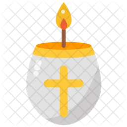 Easter Candle  Icon