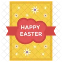 Blessed Easter Easter Congratulation Happy Easter Icon