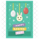 Blessed Easter Easter Congratulation Happy Easter Icon