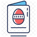 Easter Card Greeting Wishes Icon