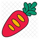 Easter Carrot Vector Icon
