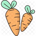 Easter Carrots  Icon