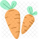 Easter Carrots Icon