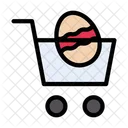 Egg Easter Cart Icon