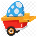 Easter Cart Handcart Pushcart Icon
