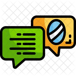 Easter Chat  Icon