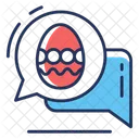 Easter Chat Messages Talk Icon