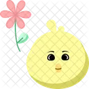 Easter Chick Head Icon