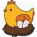 Easter Chicken Icon