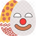 Easter clown egg  Icon