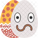 Easter confused egg  Icon