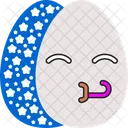 Easter congratulation egg  Icon