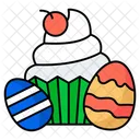 Easter Cupcake Food Sweet Icon