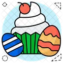 Easter Cupcake Food Sweet Icon