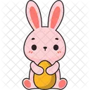 Easter Cute Bunny Icon