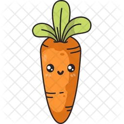 Easter Cute Carrot  Icon