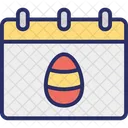 Calendar Easter Easter Day Icon